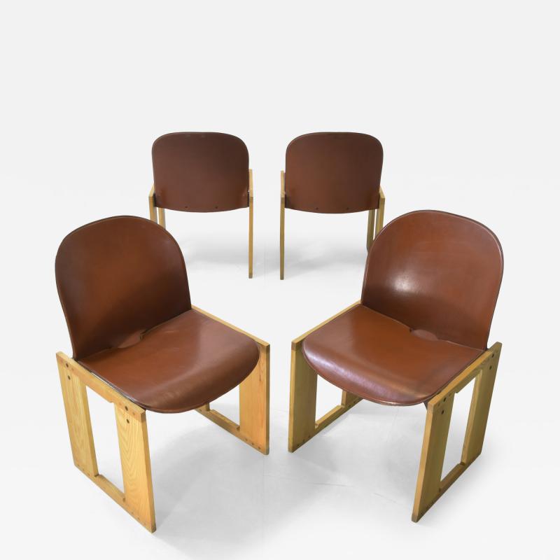 Afra Tobia Scarpa Afra Tobia Scarpa Dialogo set of four Dialogo chairs 1970s 