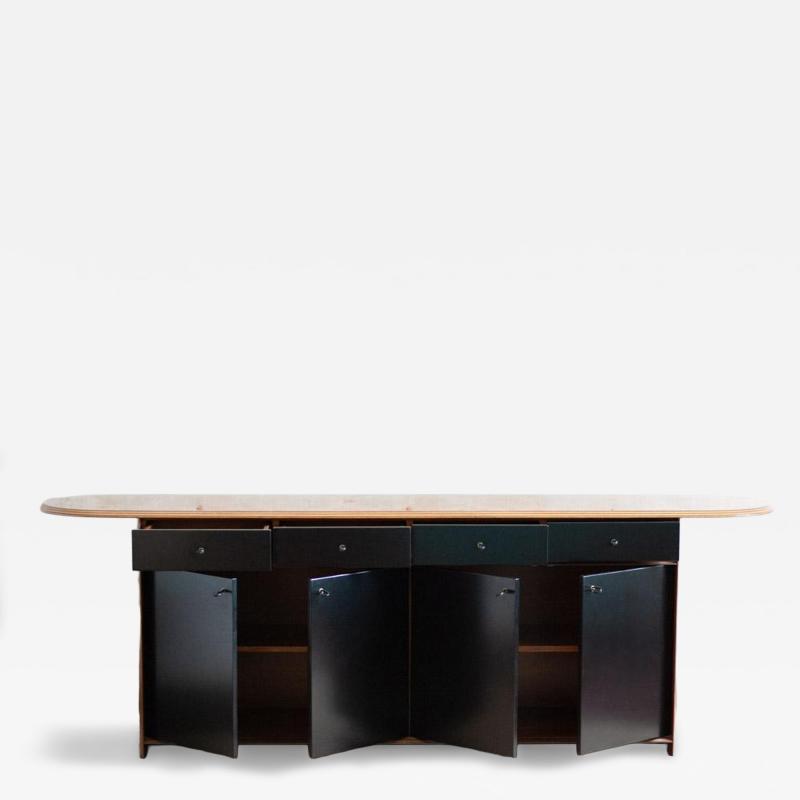 Afra Tobia Scarpa Afra and Tobia Scarpa Sideboard Model Artona Maxalto Production 1970s