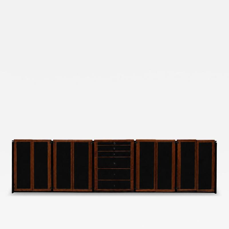 Afra Tobia Scarpa Mid Century Afra And Tobia Scarpa Italian Wood Black Lacquer 1970s Sideboard