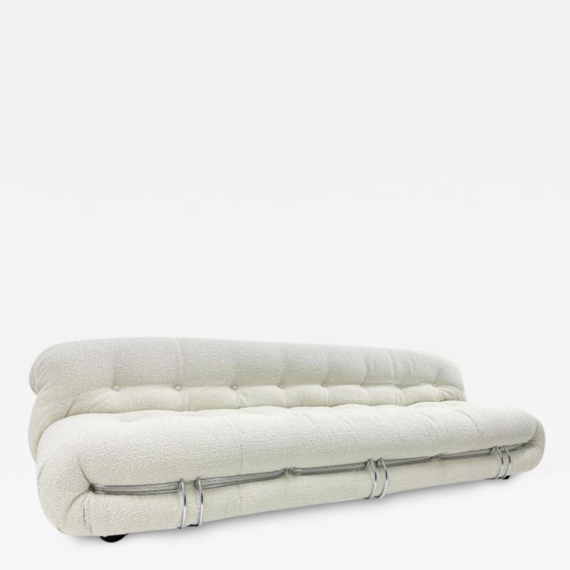 Afra Tobia Scarpa Mid Century Soriana Three Seater Sofa by Afra Tobia Scarpa for Cassina