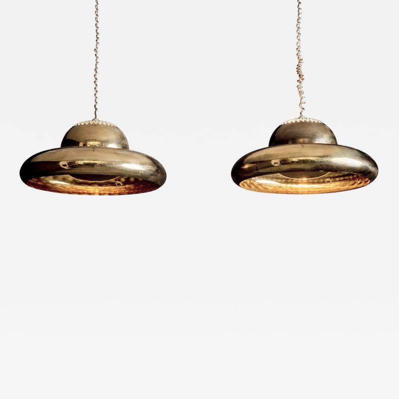 Afra Tobia Scarpa Pair of Fior Di Loto Pendant Lamp by Tobia Scarpa