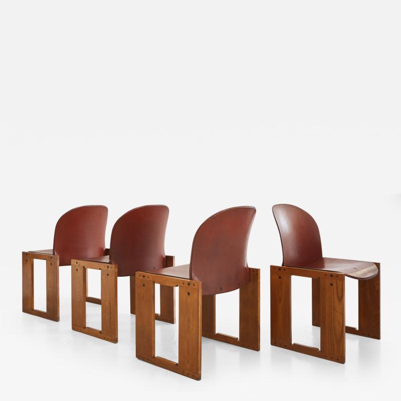 Afra Tobia Scarpa Set of Four Afra Tobia Scarpa Chairs