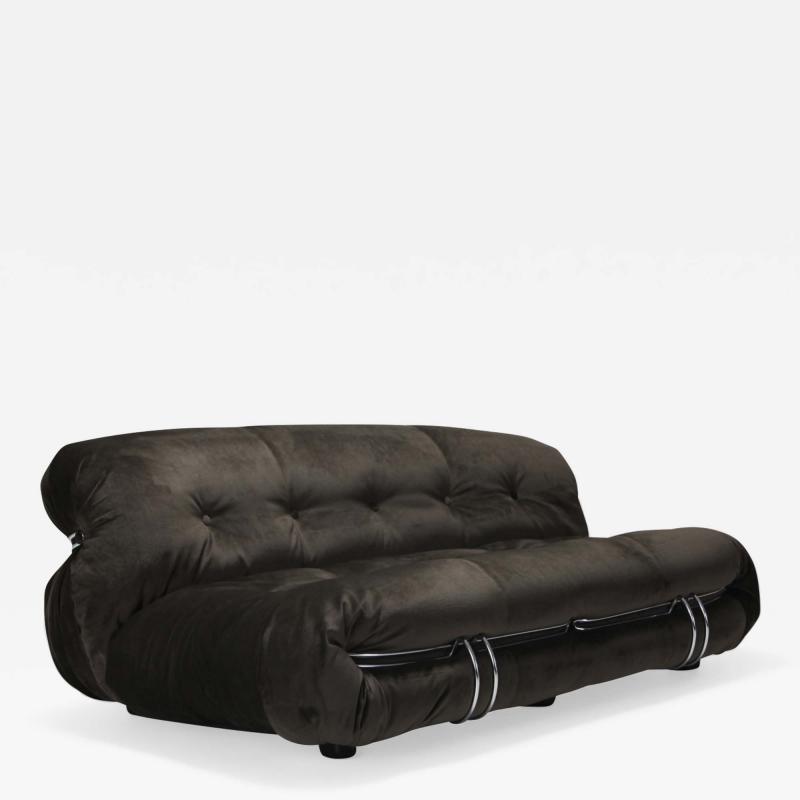 Afra Tobia Scarpa Soriana Two Seat Sofa by Afra and Tobia Scarpa for Cassina 1970s