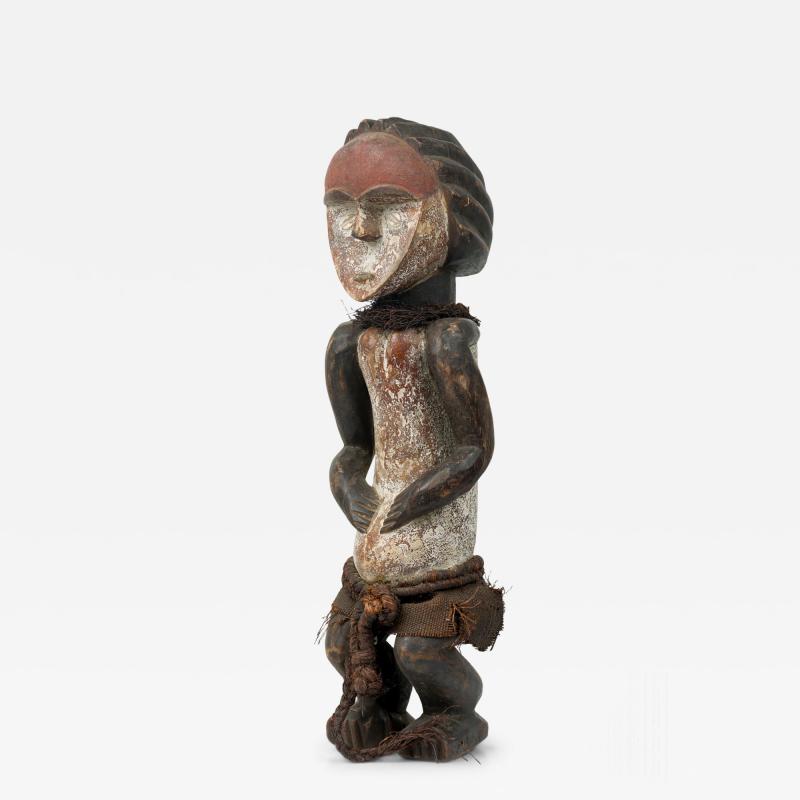 African Gabon 20th Century Carved Wood Ambete Reliquary Figure