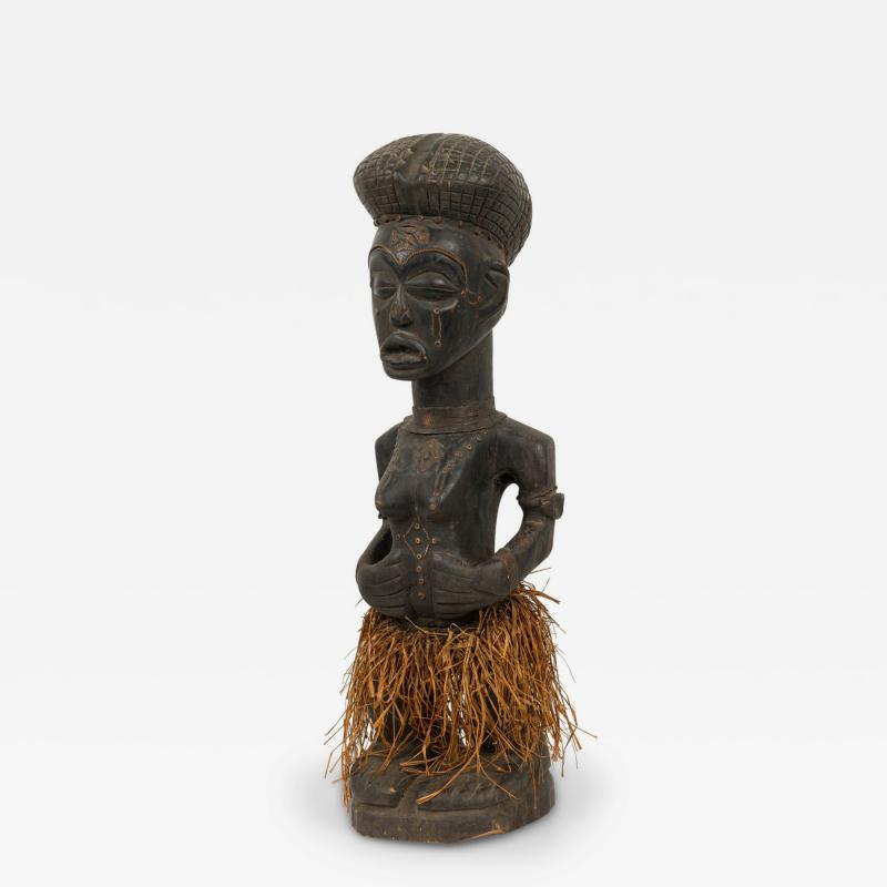 African Nigeria 20th Century Hand Crafted Yoruba Fertility Figure