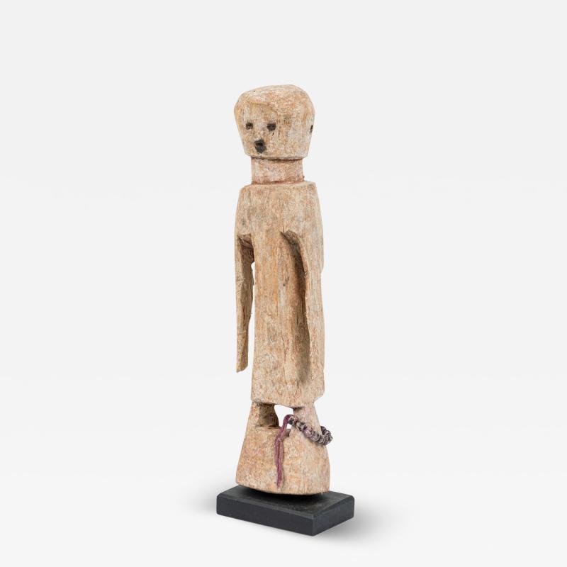 African Togo 20th Century Carved Wood Legba Aja Figure on Stand