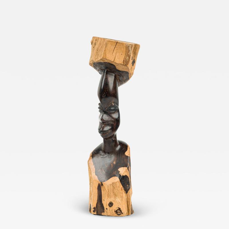 African Wooden Bust of Women