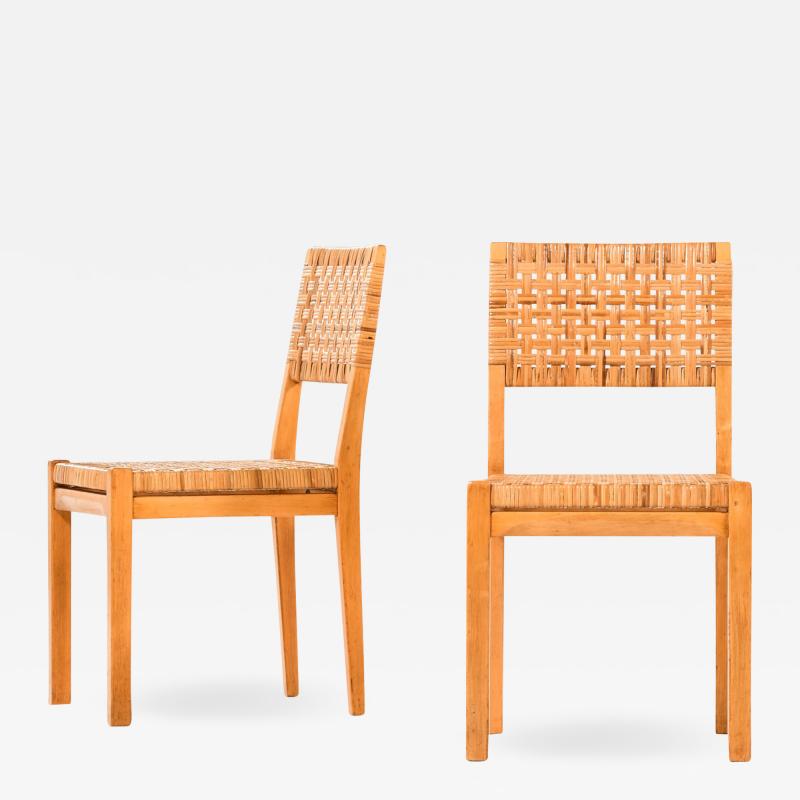 Aino Aalto Dining Chairs Model 615 Produced by Artek