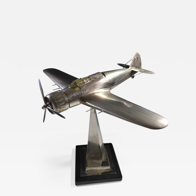 Airplane Breda 65 Italy World War Two Museum Model