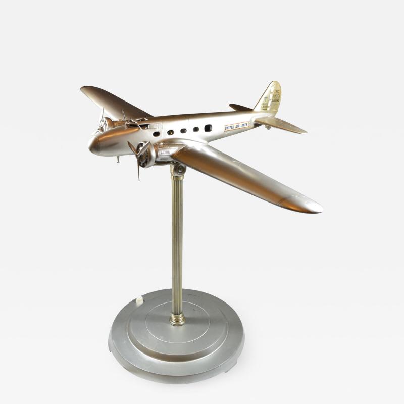 Airplane Desk Model Lamp Travel Agency Hotel Model Boeing 1933