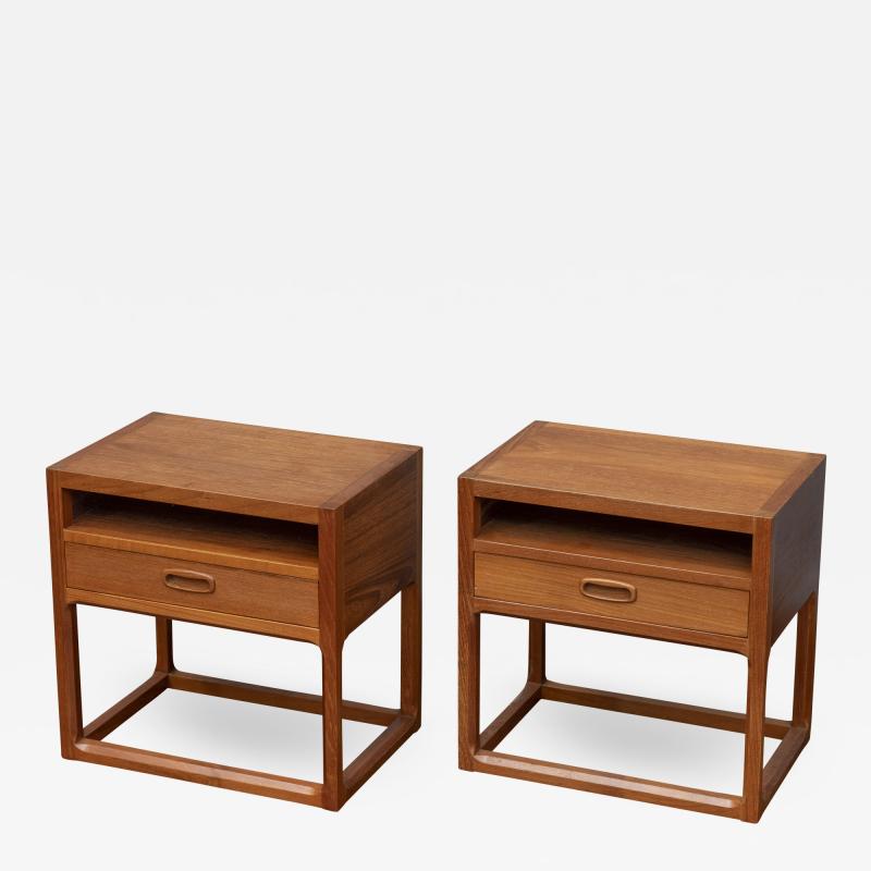 Aksel Kjersgaard Scandinavian Modern Nightstands by Aksel Kjersgaard