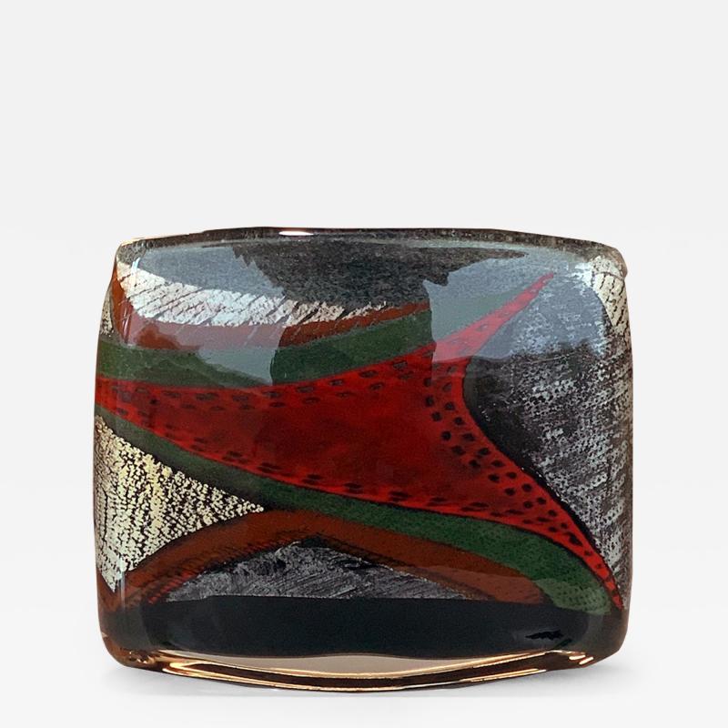 Alain Begou French Art Glass Vase by Marisa et Alain B gou