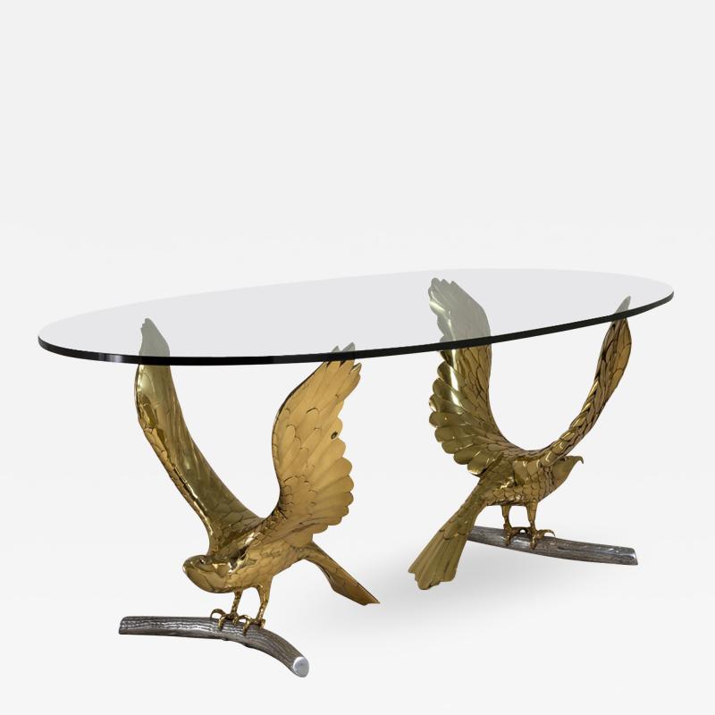 Alain Chervet Large Table Eagles by Alain Chervet circa 1980