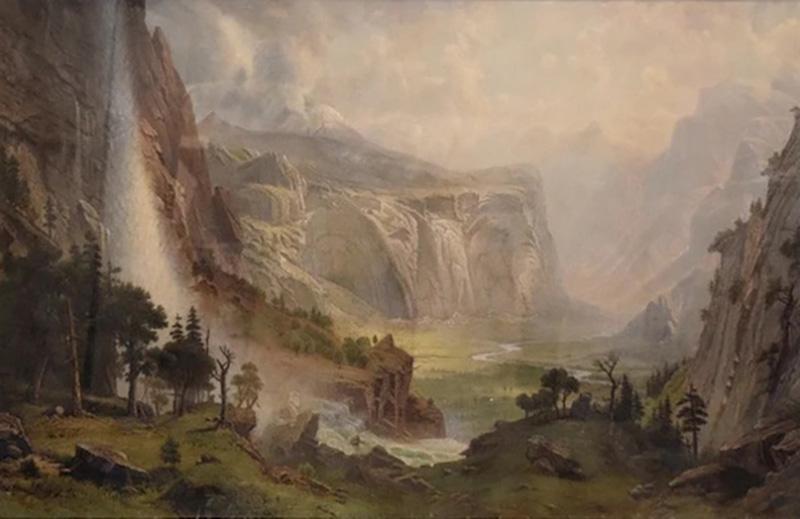 Albert Bierstadt ALBERT BIERSTADT 1830 1902 THE DOMES OF THE YOSEMITE