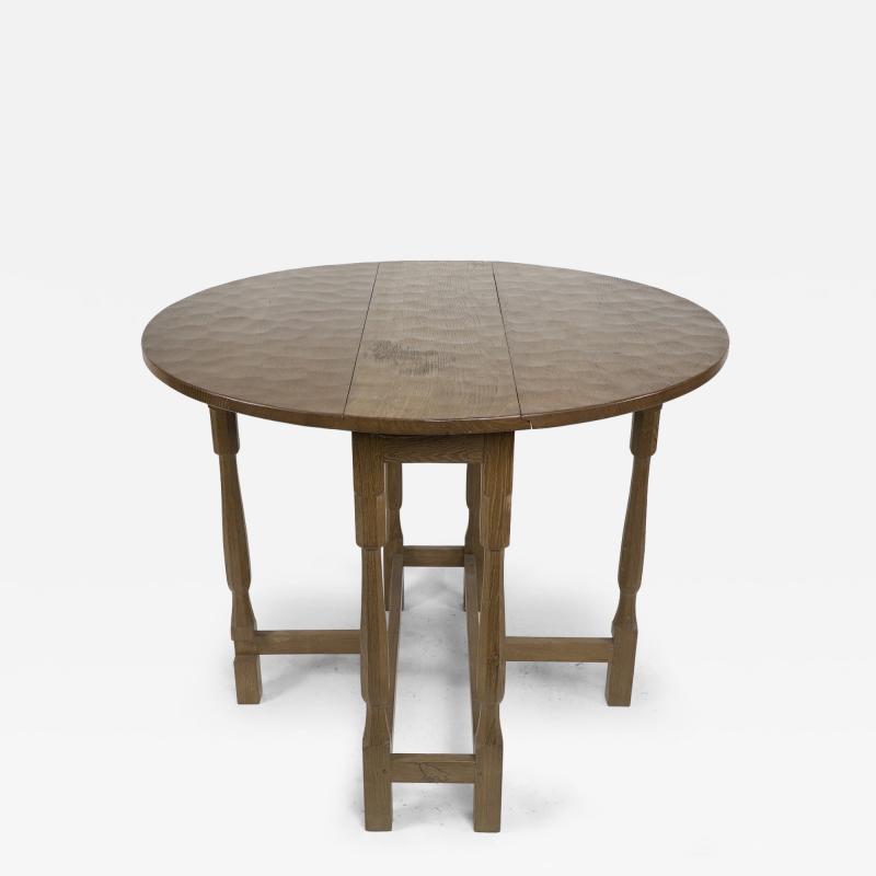 Albert Eagleman Jeffray Albert Eagleman Jeffray A Sweet Little Oak Drop Leaf Side dining Table
