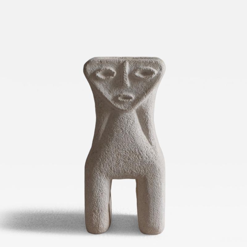 Albert Tormos 1970s carved stone lamp