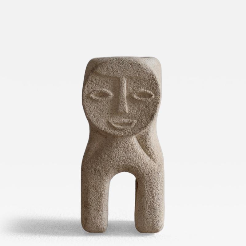 Albert Tormos 1970s carved stone lamp France