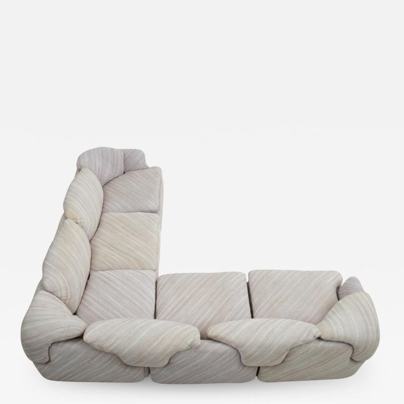 Alberto Rosselli Confidential Sectional Sofa by Alberto Rosselli for Saporiti Missoni Fabric