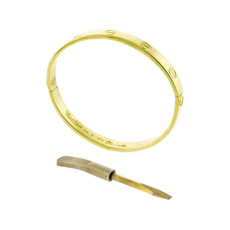 Aldo Cipullo Aldo Cipullo Cartier Gold Love Bangle Bracelet