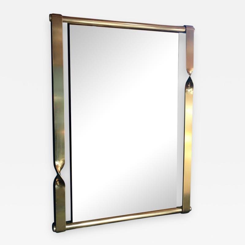 Aldo Frigerio Aldo Frigerio Mirror in Brass Italy 1970s