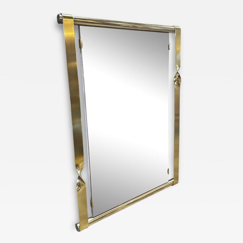 Aldo Frigerio Aldo Frigerio Mirror in Brass Italy 1970s