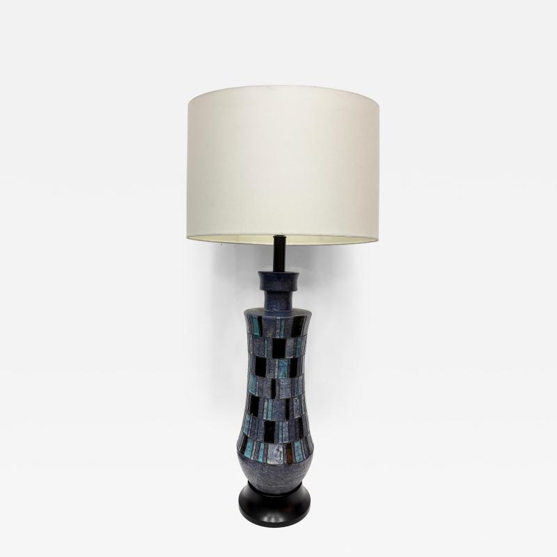 Aldo Londi Overscale Mid century Ceramic Italian lamp Bitossi Aldo Lundi Style