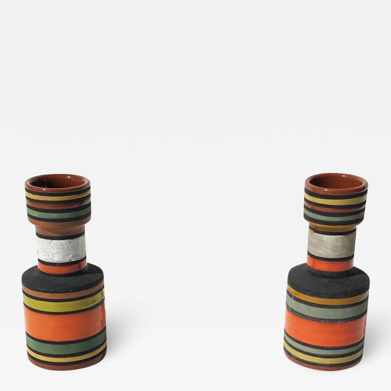 Aldo Londi Pair of Thailandia Vases by Aldo Londi for Bitossi