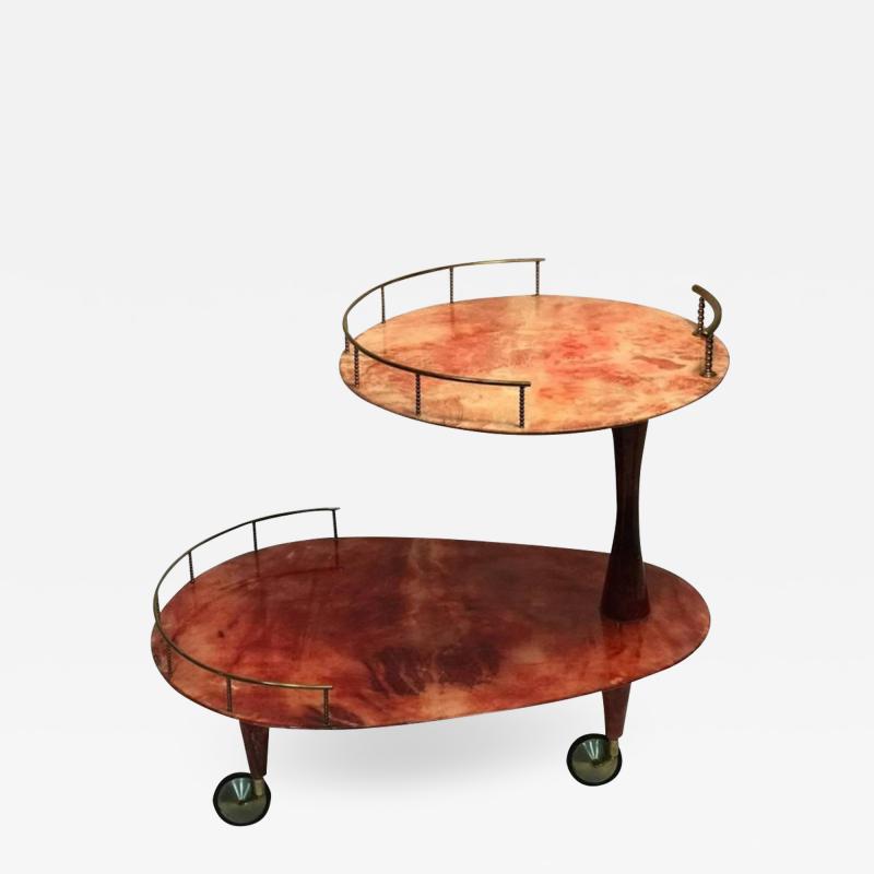 Aldo Tura Aldo Tura Goatskin Barcart