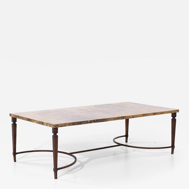 Aldo Tura Aldo Tura Mid Century Italian Lacquered Goatskin Coffee Table