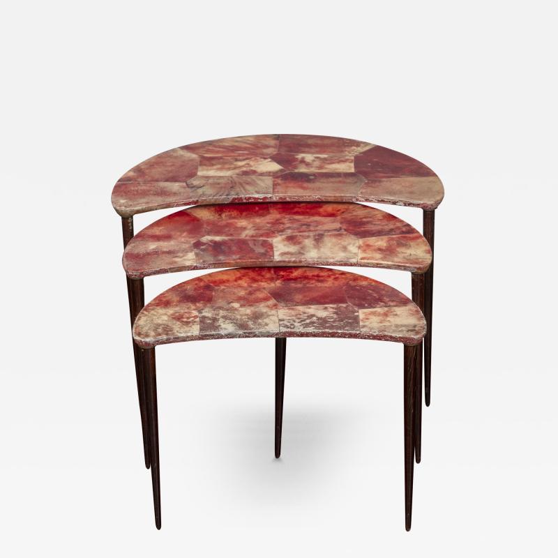 Aldo Tura Aldo Tura Nesting Tables Italy