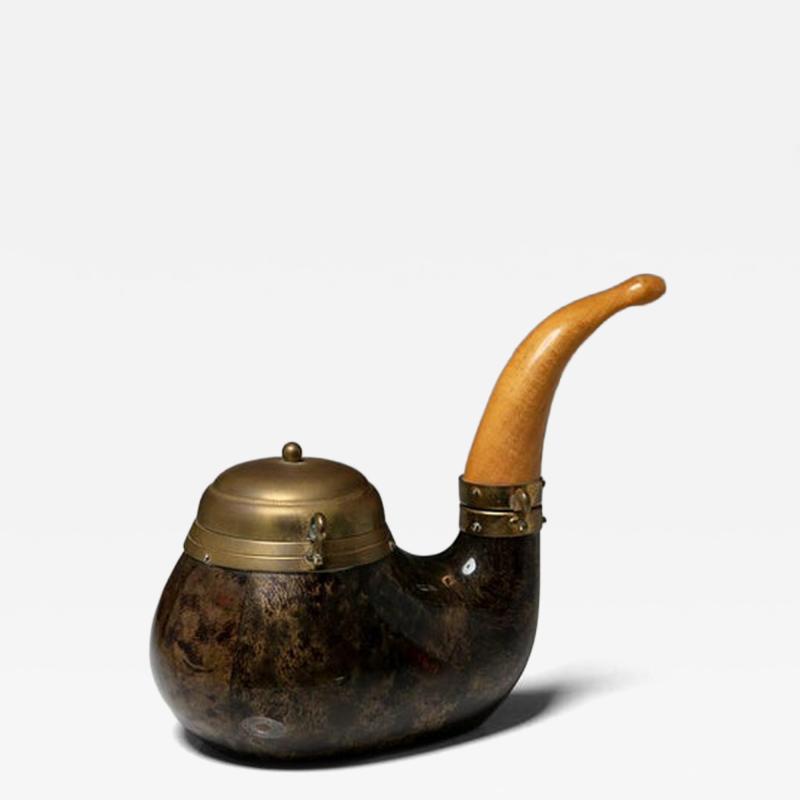 Aldo Tura Large Pipe Shaped Box by Aldo Tura for Macabo