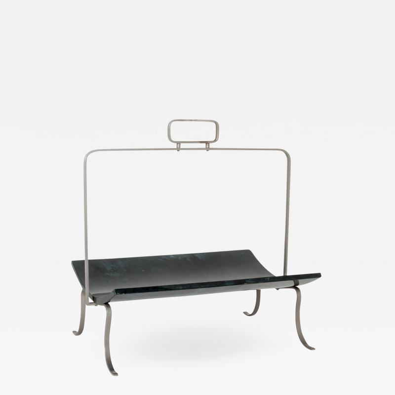 Aldo Tura Newspaper rack by Aldo Tura