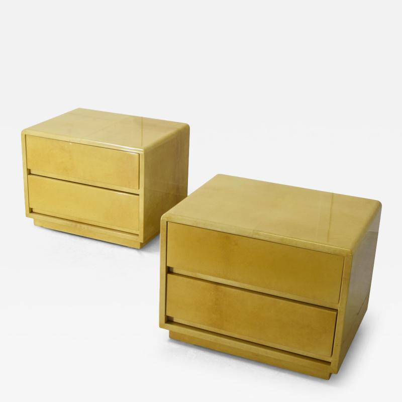 Aldo Tura night stands 1970s 