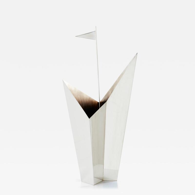 Alessandro Mendini Alessandro Mendini for Cleto Munari silver plated vase 2014