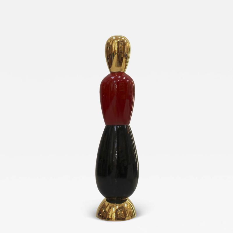Alessandro Mendini Gold Red Black Totem Designed by Alessandro Mendini Italy