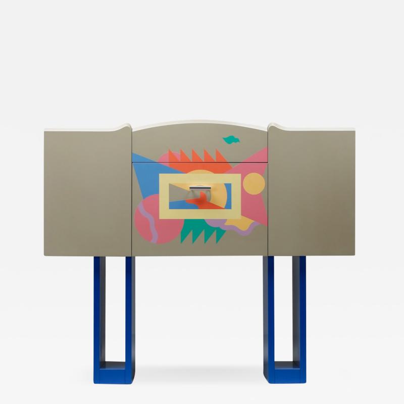 Alessandro Mendini Italian Design Bar Cabinet Cantaride by Alessandro Medini for Zanotta 1984