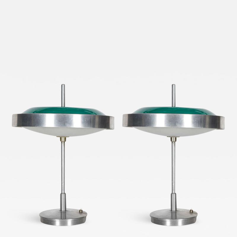 Alessandro Mendini Pair of 1960s italian lamps