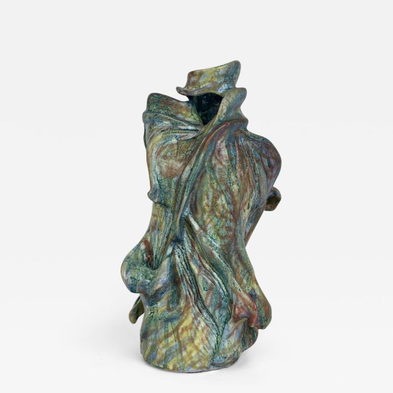 Alessandro Roma Semi Refractory Glazed Ceramic Sculpture Untitled 2022 by Alessandro Roma