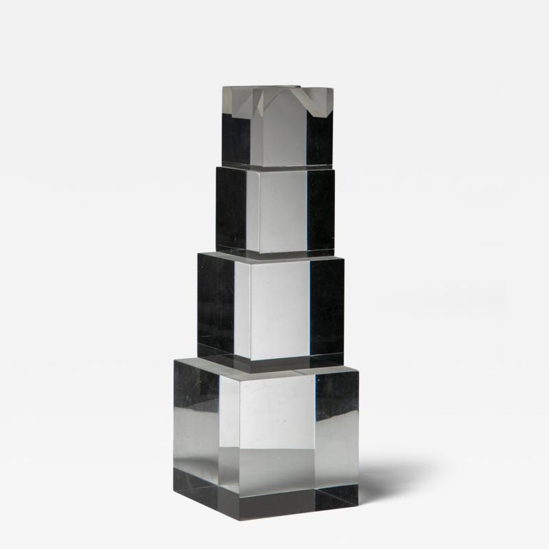 Alessio Tasca Plexiglass Sculpture by Alessio Tasca for Fusina