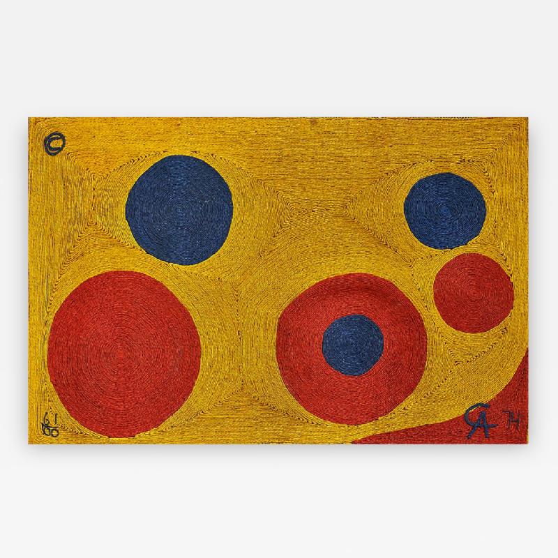 Alexander Calder Bon Art Editioned Jute Tapestry Alexander Calder