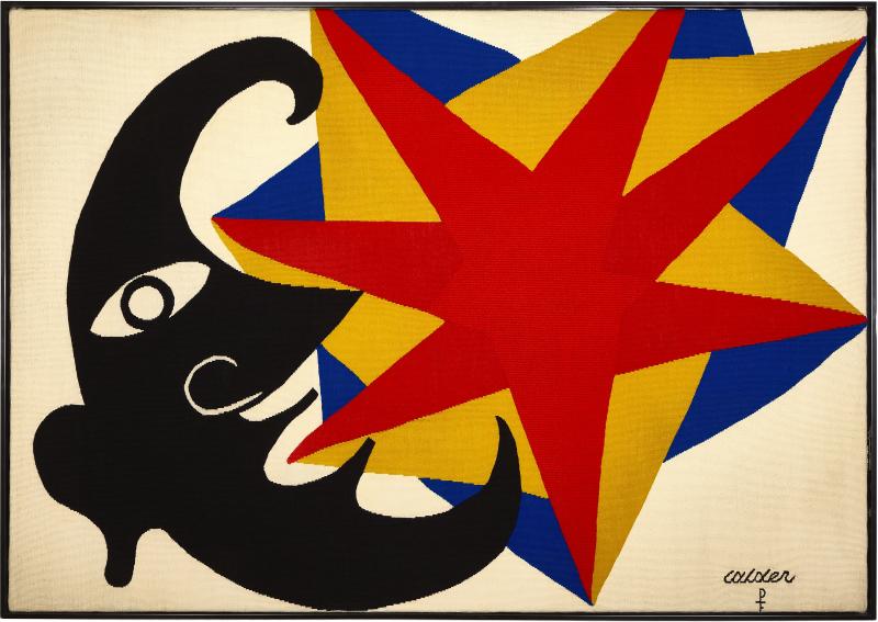 Alexander Calder Le Profil qui Disparait Moon and Star 
