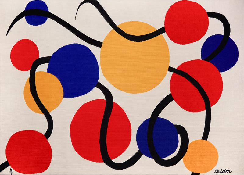 Alexander Calder Les vers noirs