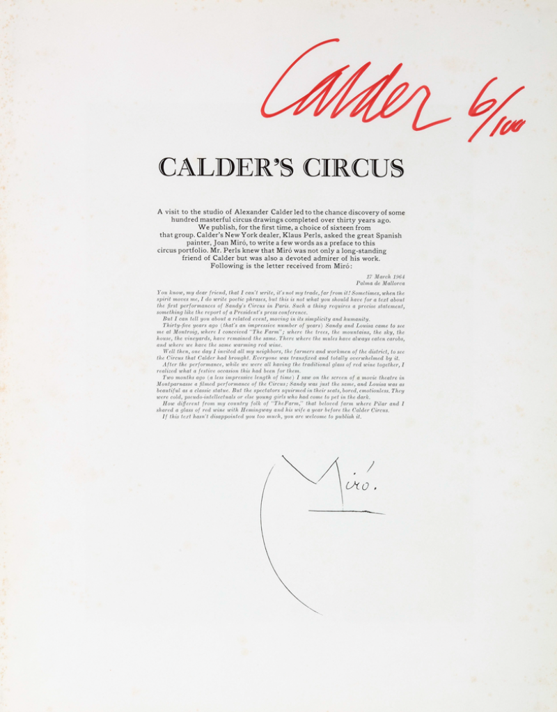 Alexander Calder Offered by DRUCKER ANTIQUES