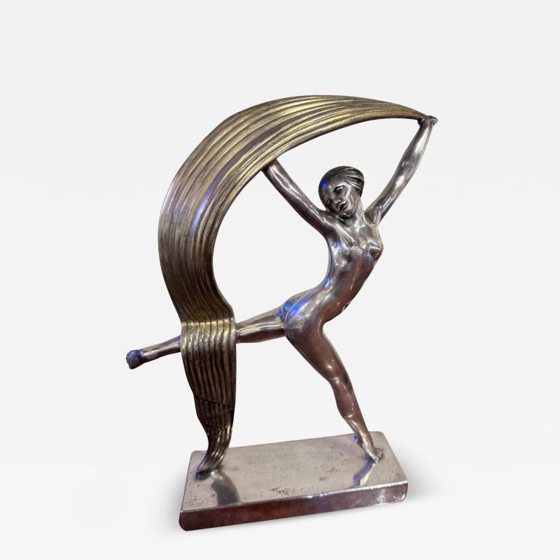 Alexandre Kelety Alexandre K l ty Art Deco Bronze Scarf Dancer 1925 French