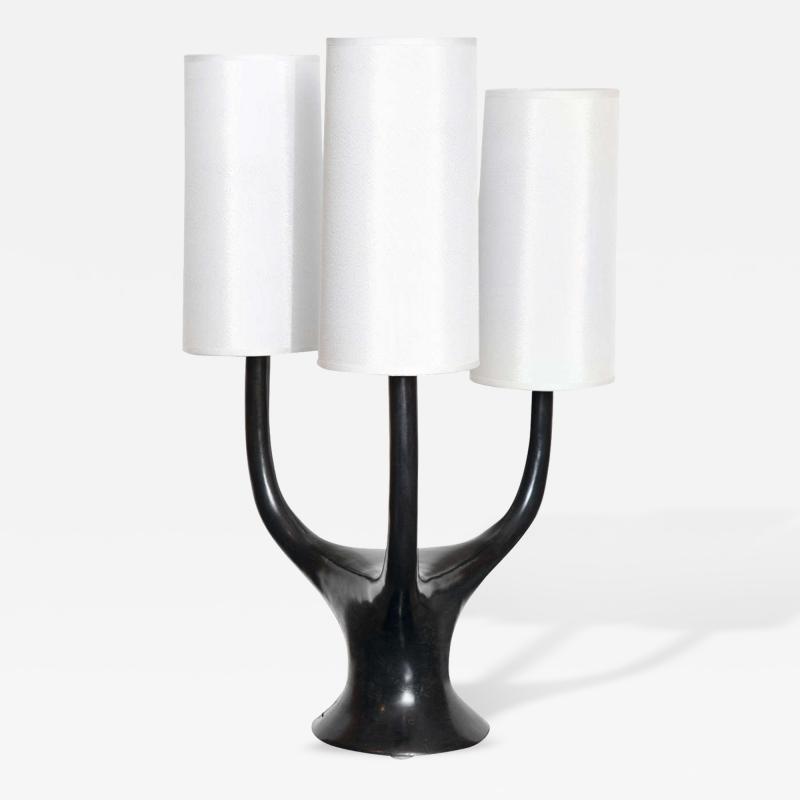 Alexandre Log Triade Bronze Table Lamp by Alexandre Log 