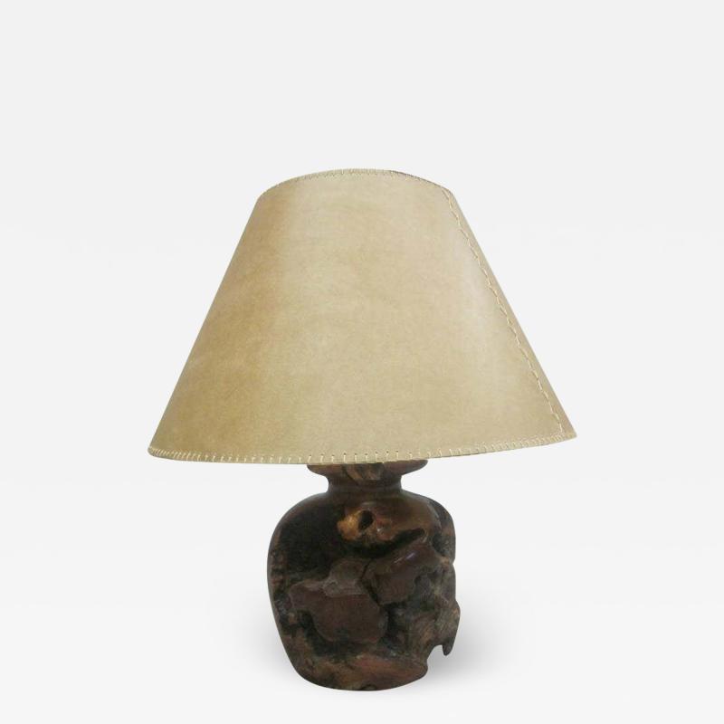 Alexandre Noll Pair of French Modern Craftsman Table Lamps in the Style Alexandre Noll