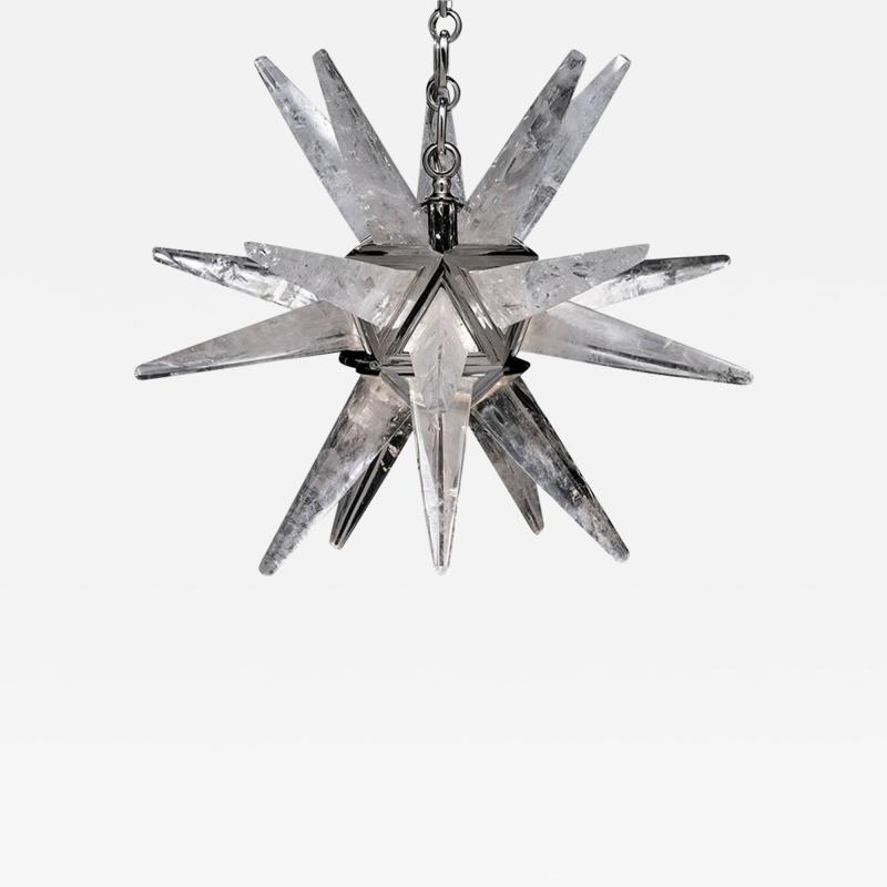 Alexandre Vossion STAR III Rock Crystal Chandelier