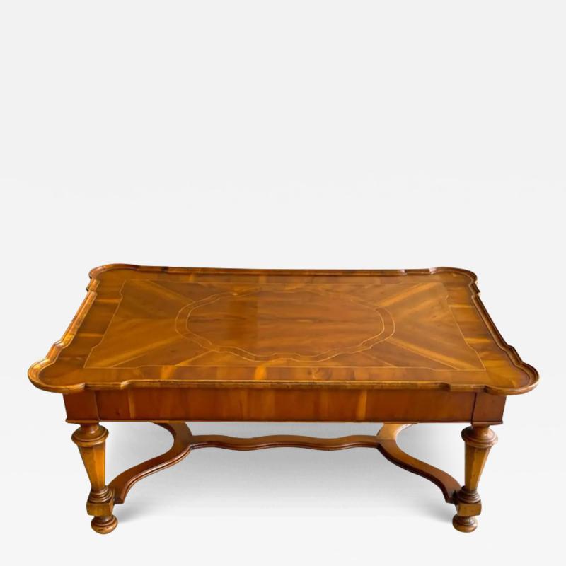 Alfonso Marina Alfonso Marina 18th C Style Spanish Colonial Inlaid Coffee Cocktail Table