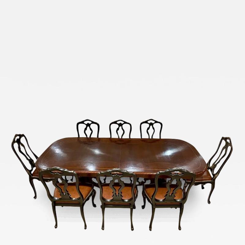 Alfonso Marina Alfonso Marina Ebanista Dining Table and Chairs Set