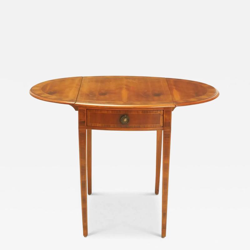 Alfonso Marina Alfonso Marina Ebanista Sheridan Style Pembroke Drop Leaf Side Table